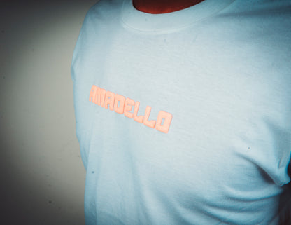 AD T-SHIRT WHITE AND PINK